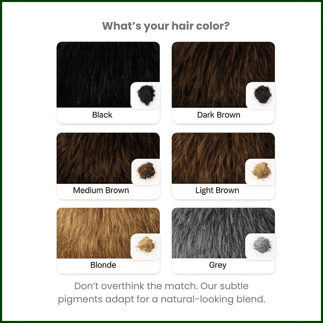 Krowned™ Water, Sweat, and Wind Proof — For Real Life Hair Density