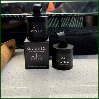 Krowned™ Water, Sweat, and Wind Proof — For Real Life Hair Density